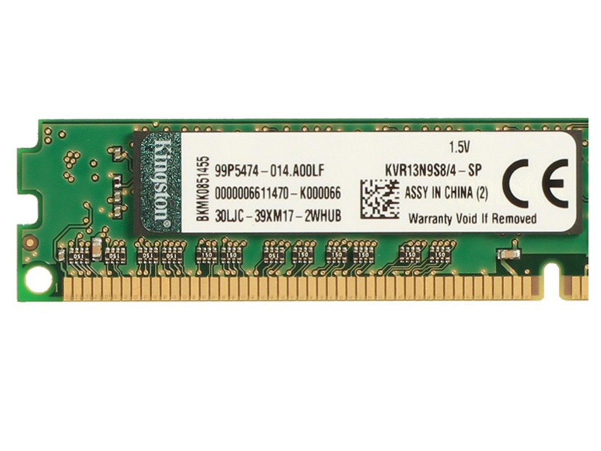 【高清图】 金士顿(kingston)4gb ddr3 1333(kvr13n9s8/4-sp)局部细节