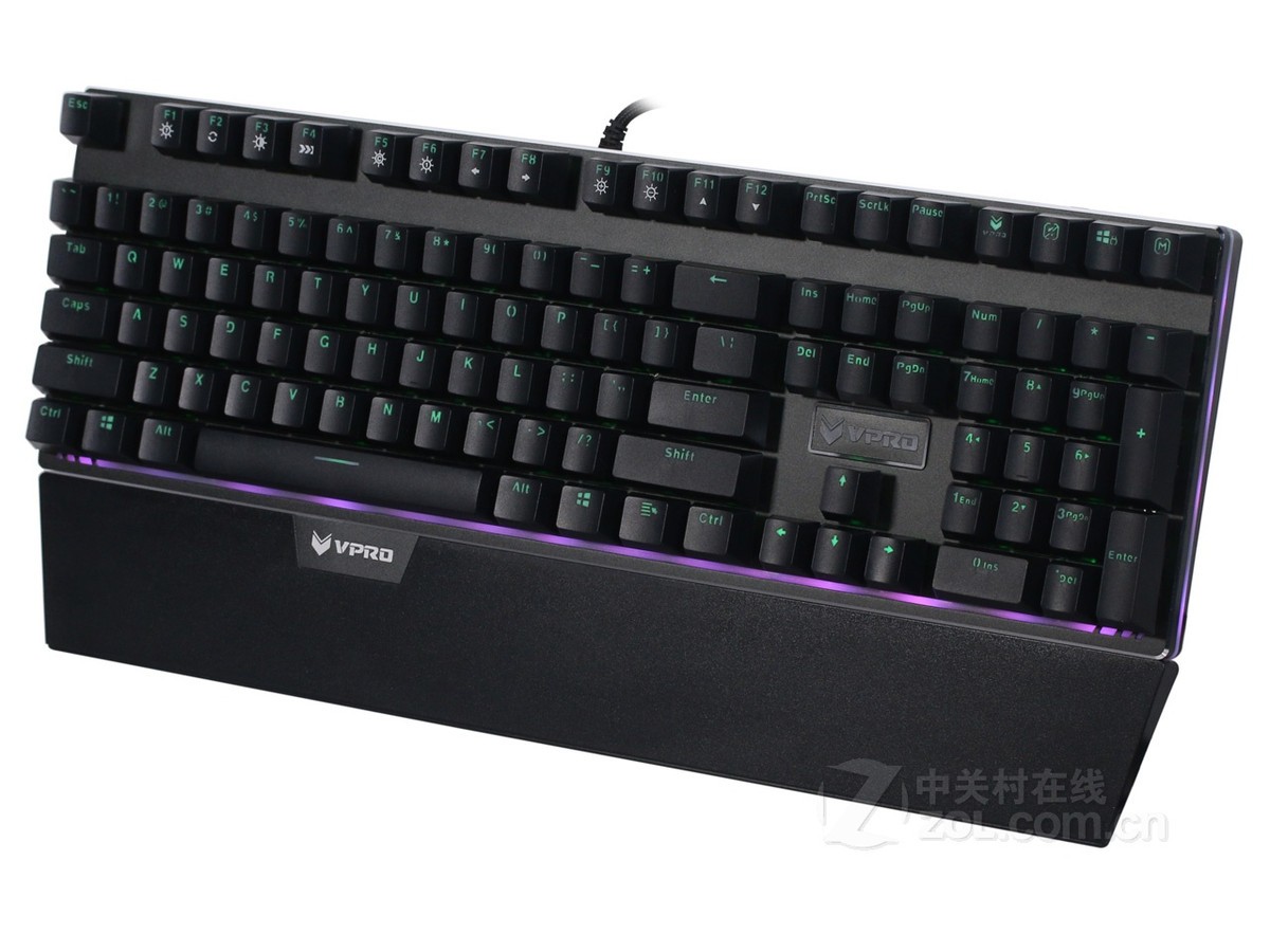 雷柏v720全彩背光游戏机械键盘