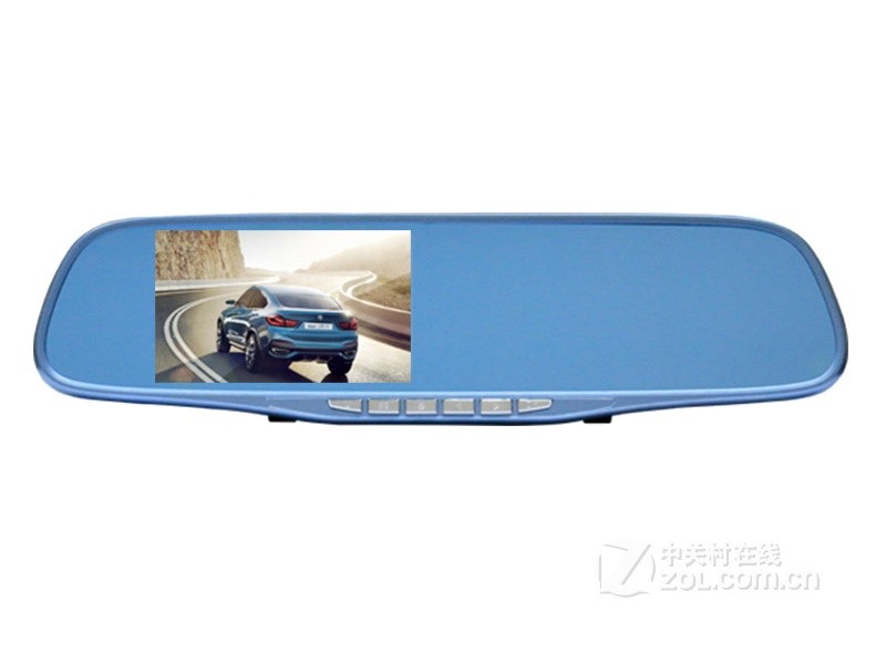e导游行车记录仪最新款支持前后双录倒车可视43英寸超大屏双镜头高清