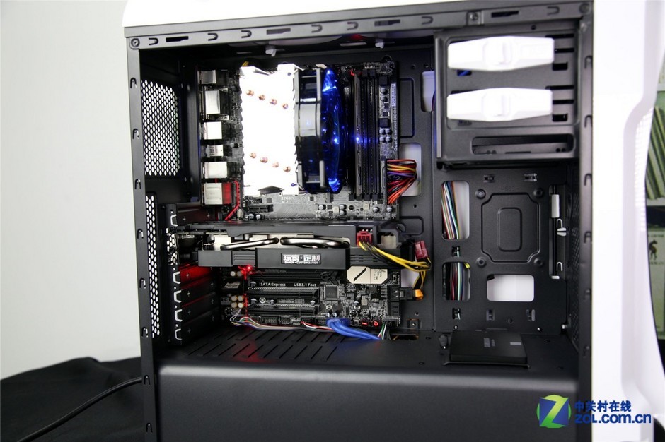 七彩虹z170主板上机图