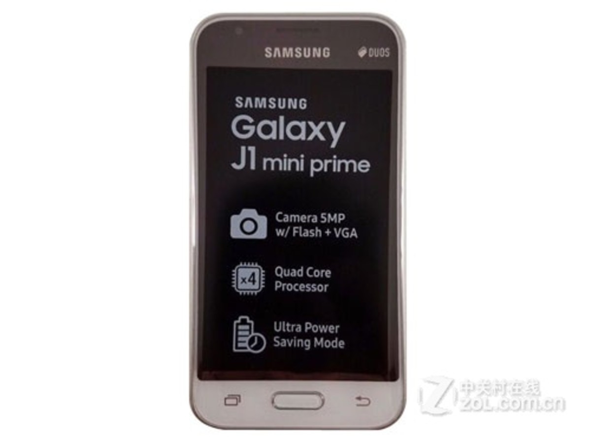 【高清图】 三星(samsung)galaxy j1 mini prime(移动4g)整体外观图