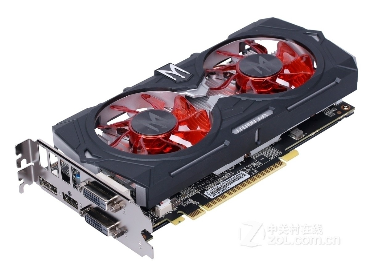 【高清图】 影驰(galaxy)geforce gtx 1050 gamer整体外观图 图2