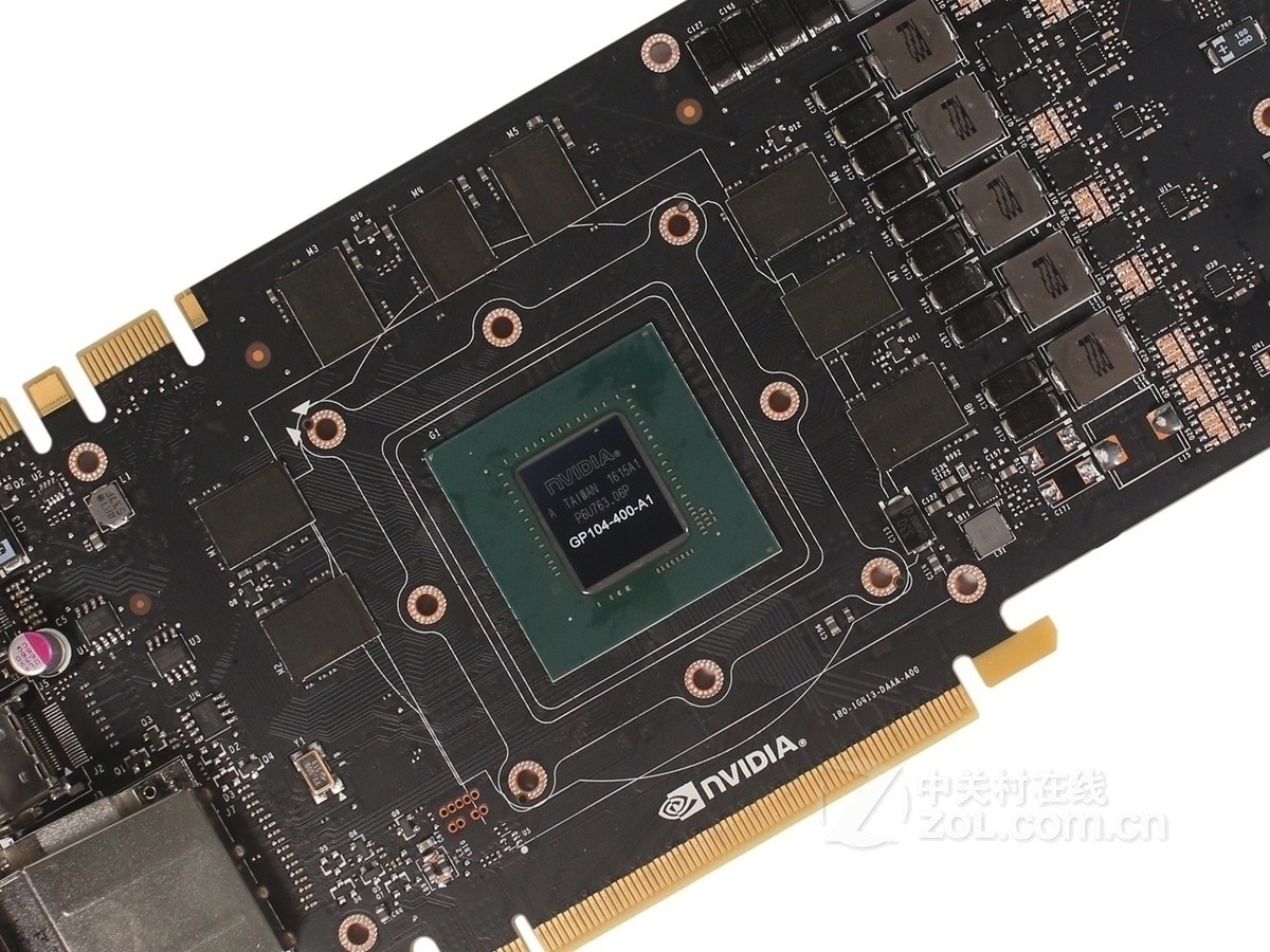 【高清图】 nvidia(nvidia)geforce gtx 1080 founders edition拆解图