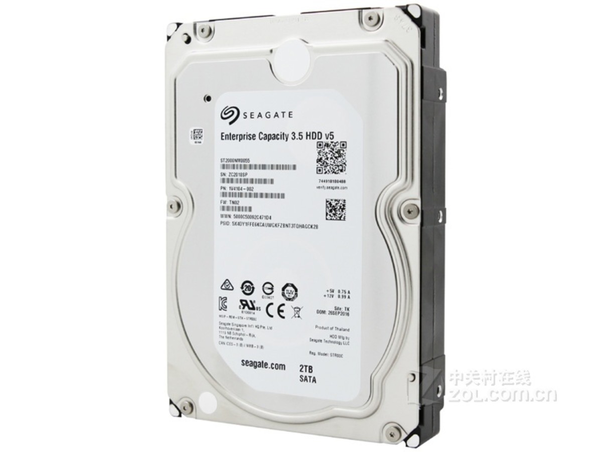 服务器硬盘 希捷服务器硬盘 希捷2tb/7200转/sata(st2000nm0055) 图片