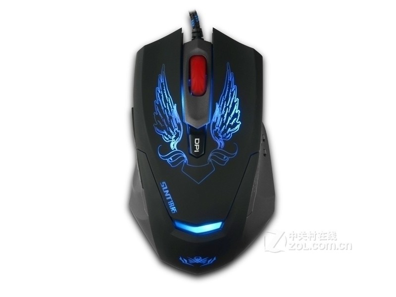 讯拓幽灵蜂X73三色呼吸发光游戏鼠标 - 图片 1