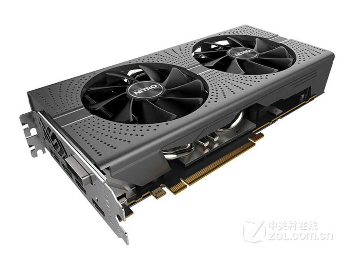 【高清图】 蓝宝石(sapphire)rx 580 8g d5 超白金 限量版整体外观图