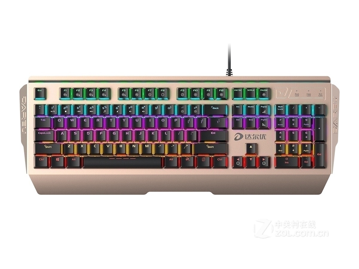 【高清图】 达尔优(dare-u)ck526-miy插拔轴机械游戏键盘整体外观图