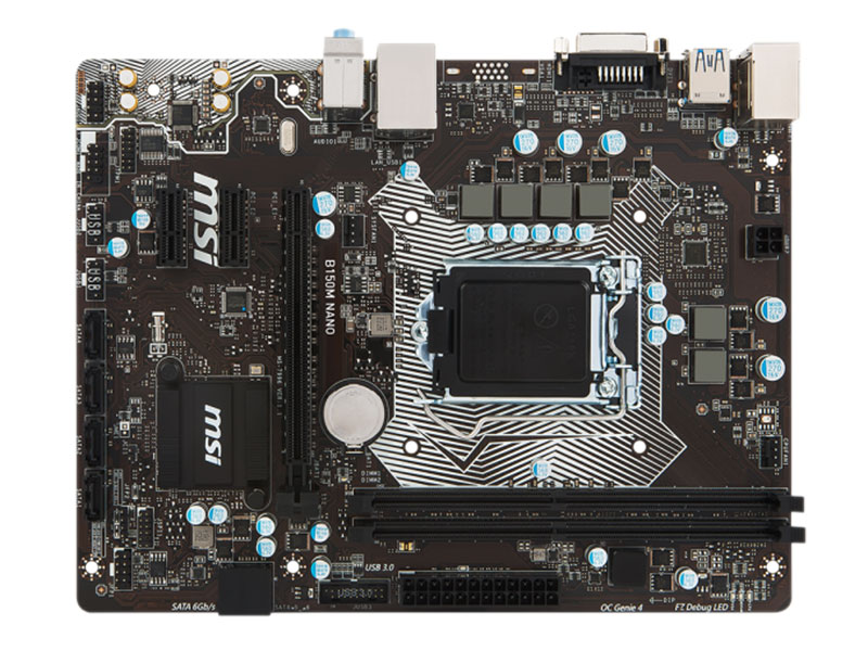 【高清图】 msi微星(msi)微星b150m nano整体外观图 图1