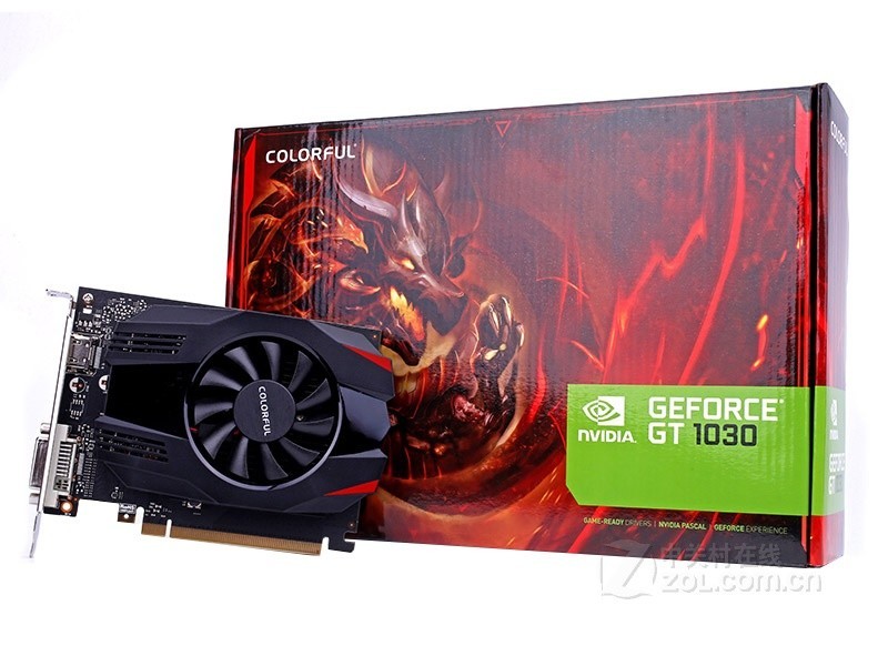 七彩虹colorfulgt1030黄金版2g710黄金版2g游戏办公独立显卡gt1030