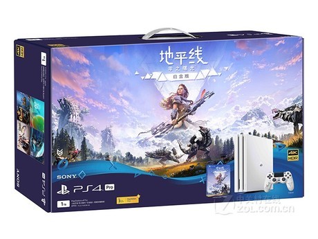 索尼PS4 Pro 地平线 零之曙光 白金版 限量珍藏