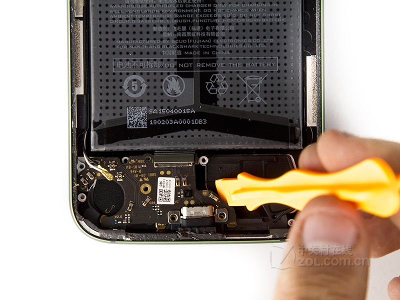 【高清图】 黑鲨(blackshark)游戏手机(8gb ram/全网通)专业拆机 图