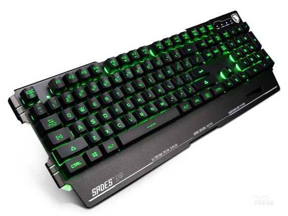 赛德斯刃甲背光游戏键盘