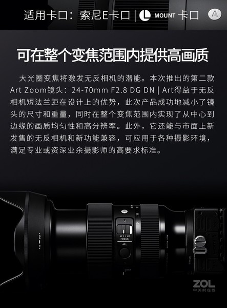 24-70mm f/2.8 DG DN ArtEڣ