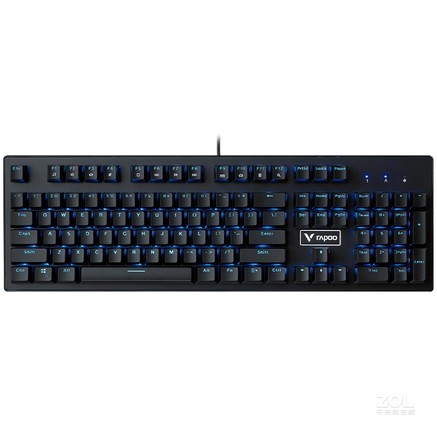 雷柏v510合金版防水背光游戏机械键盘