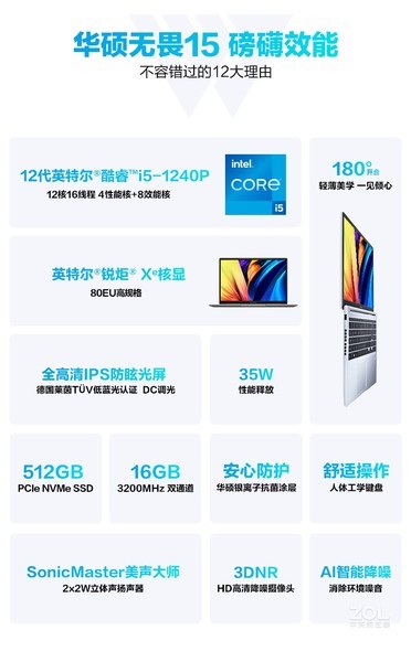 ˶η15 2022(i5 1240P/16GB/512GB//)