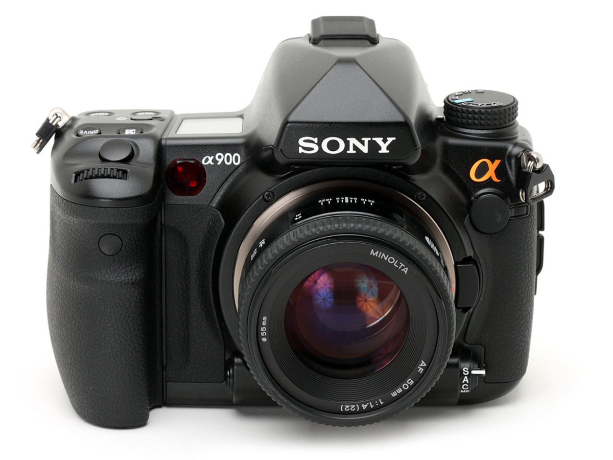 【高清图】 索尼(sony)a900套机(50mm)整体外观图 图9