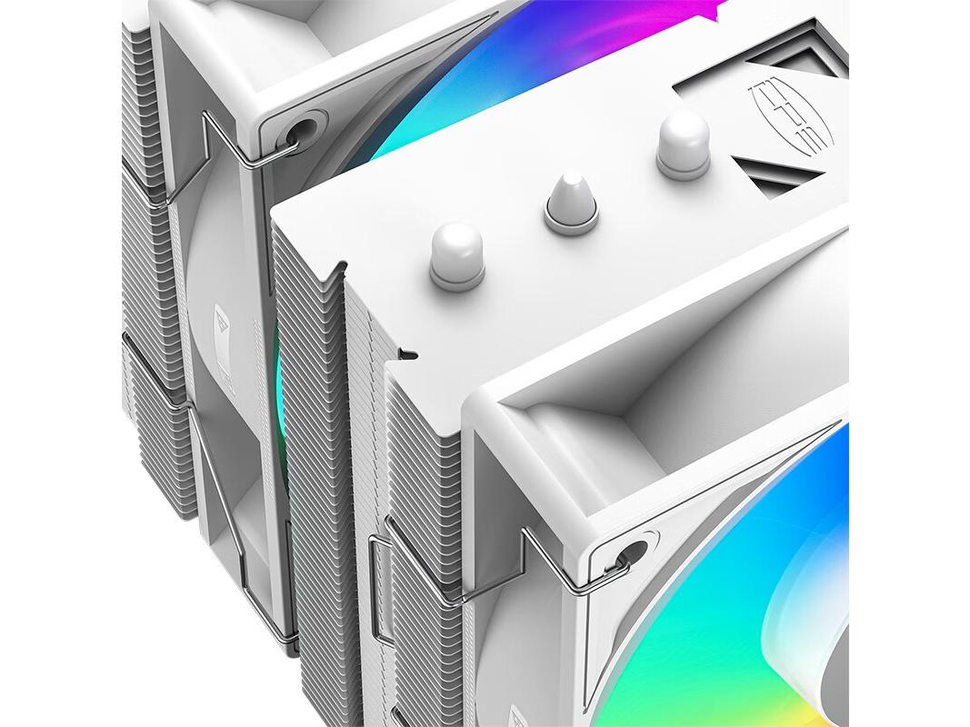 超频三 RT620 ARGB 风冷塔式散热器 ARGB 白色/黑色产品图片3