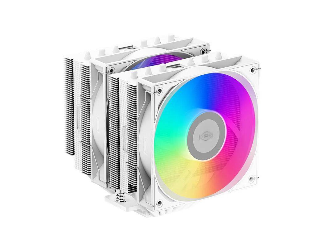 超频三 RT620 ARGB 风冷塔式散热器 ARGB 白色/黑色产品图片1