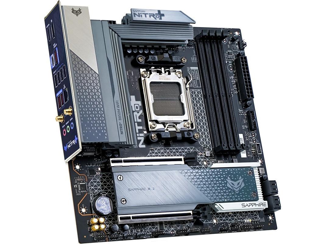 蓝宝石 NITRO 氮动 B850M WIFI 主板 AMD B850 Micro ATX板型 - null 蓝宝石 NITRO 氮动 B850M WIFI 主板 AMD B850 Micro ATX板型产品图片2