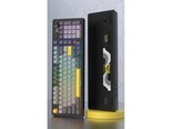 黑爵AK980 V2 黑灰黄/轻音轴/带屏10000mAh