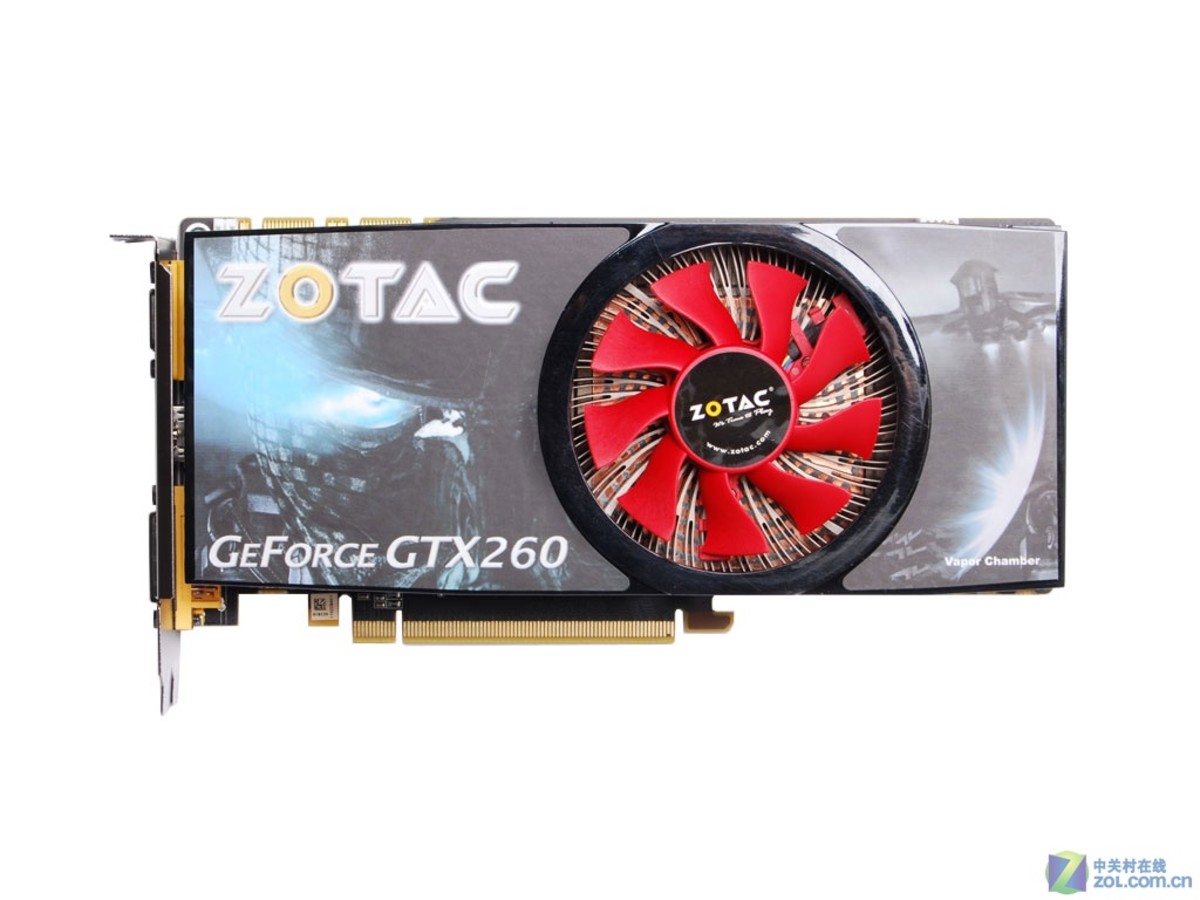 【高清图】 索泰(zotac)gtx260-896d3 毁灭者整体外观图 图1