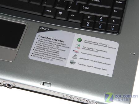 Acer TravelMate 4262WLMi的配置信息