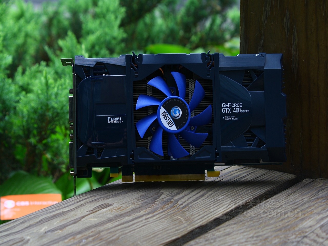 影驰gtx460黑将版 - 整体外观