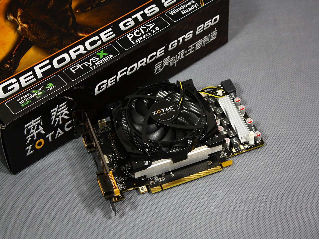 索泰gts250-512d3 f1-vb - 整体外观