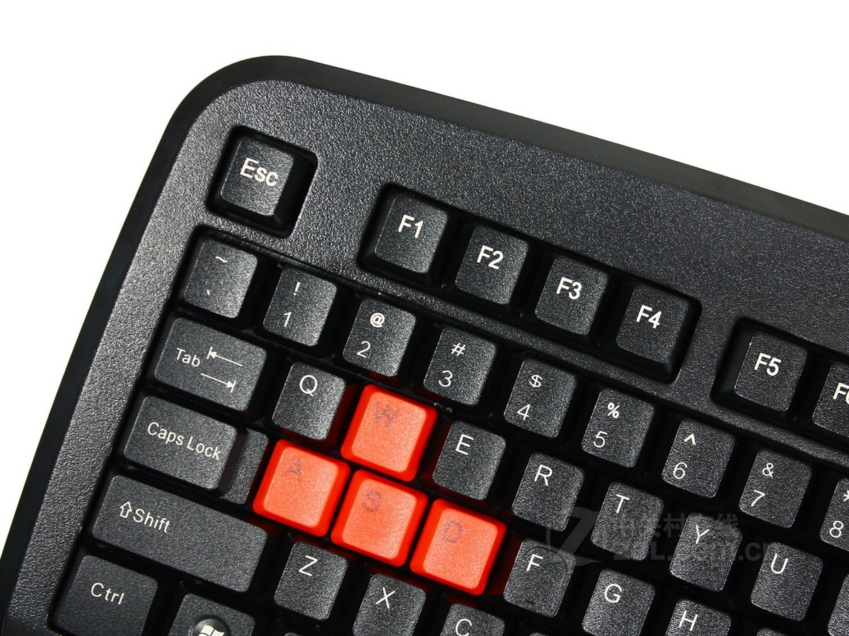 【高清图】 极智(jizz)网际飞梭定制版键鼠套装键盘特写 图33
