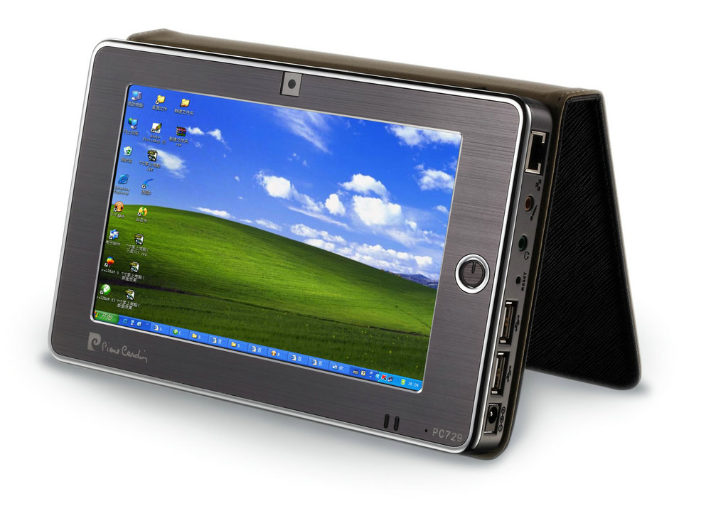 【高清图】全球首款商用平板电脑 皮尔卡丹pc729评测图2-zol中关村