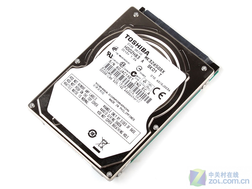 【高清图】老用户升级 5款320gb笔记本硬盘横测图11-zol中关村在线