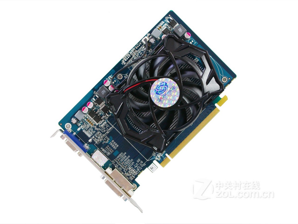 【高清图】 蓝宝石(sapphire)蓝宝hd5550 512m gddr5 至尊版2代正面