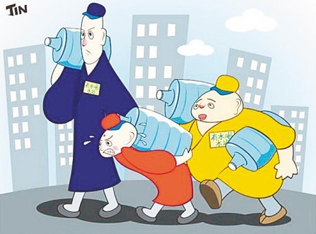 三个奋斗的和尚,开了"有水喝"水站_网络游戏-中关村在线