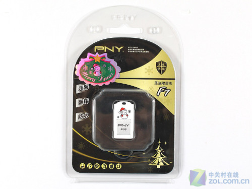 PNY圣诞限量版F7优盘评测