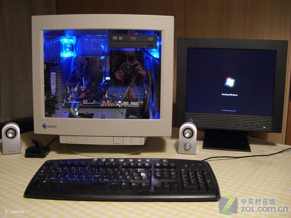 老古董再利用crt显示器摇身变机箱