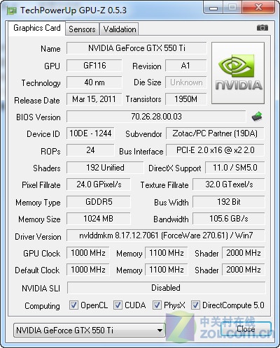 ̩GTX550Ti 