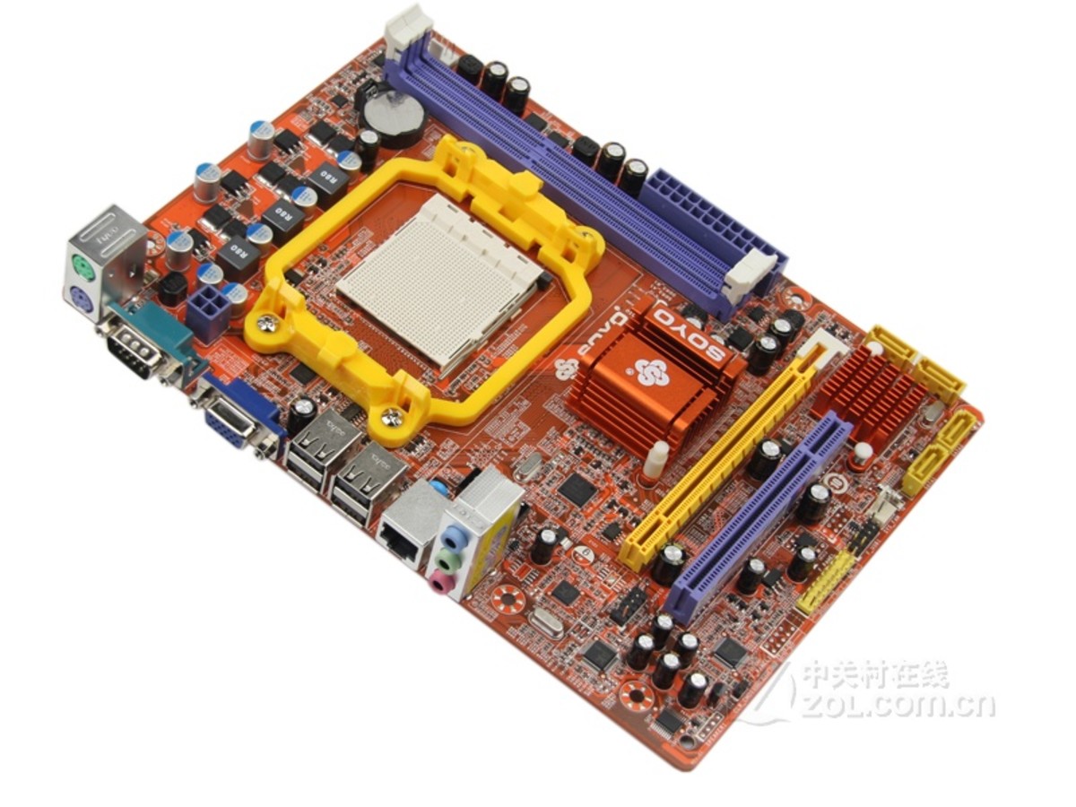 【高清图】 梅捷(soyo)sy-a78lm3-rl v3.0整体外观图 图2