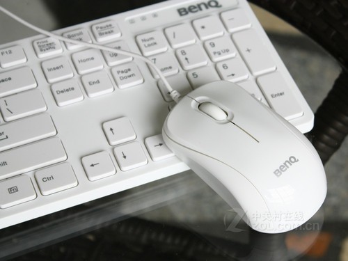 明基 BV520白色 外观图