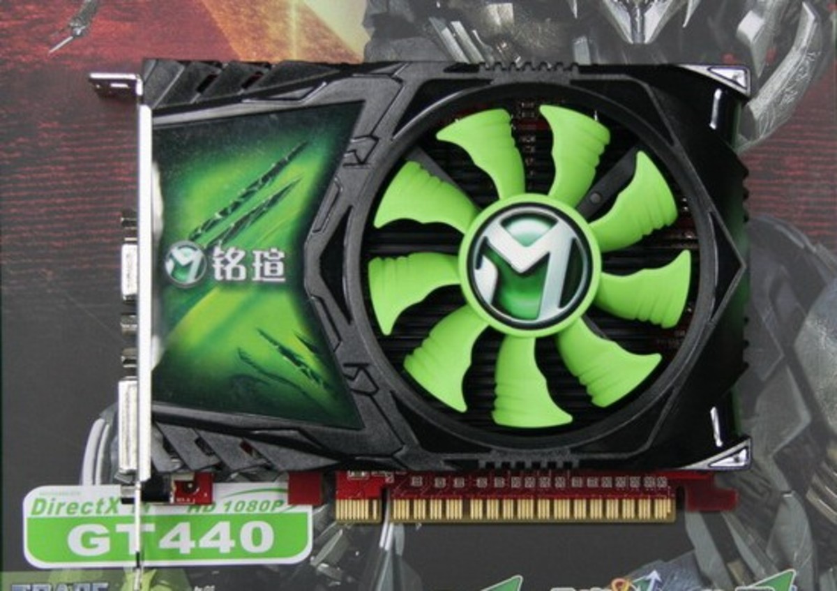 显卡 铭瑄显卡 铭瑄gt440变形金刚 图片 返回综述页