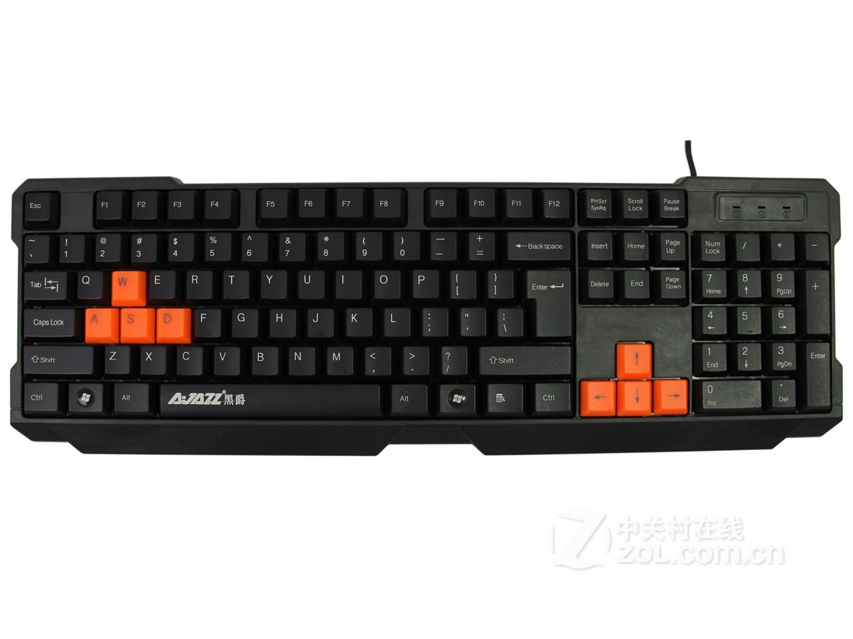 【高清图】 黑爵(ajazz)战神x1游戏键盘黑色 图106