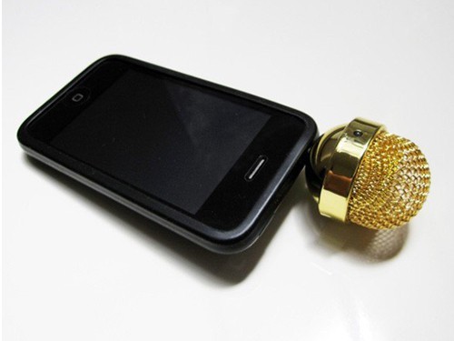 你见过没?新奇iphone4麦克风式扬声器