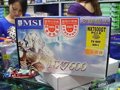 ͼΪ΢NX7600GT-TD256Eսʿ Կ