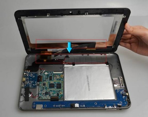 智器10.1寸双核新平板拆机分析