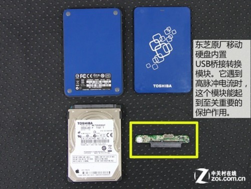 东芝原厂移动硬盘拆解