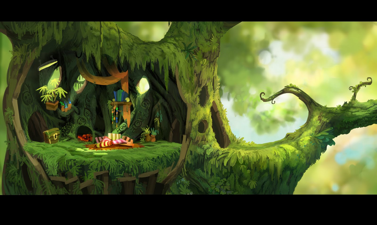 看好你的眼睛雷曼起源华丽原画赏