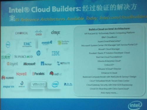 云计算走红 英特尔在云中的今天与未来