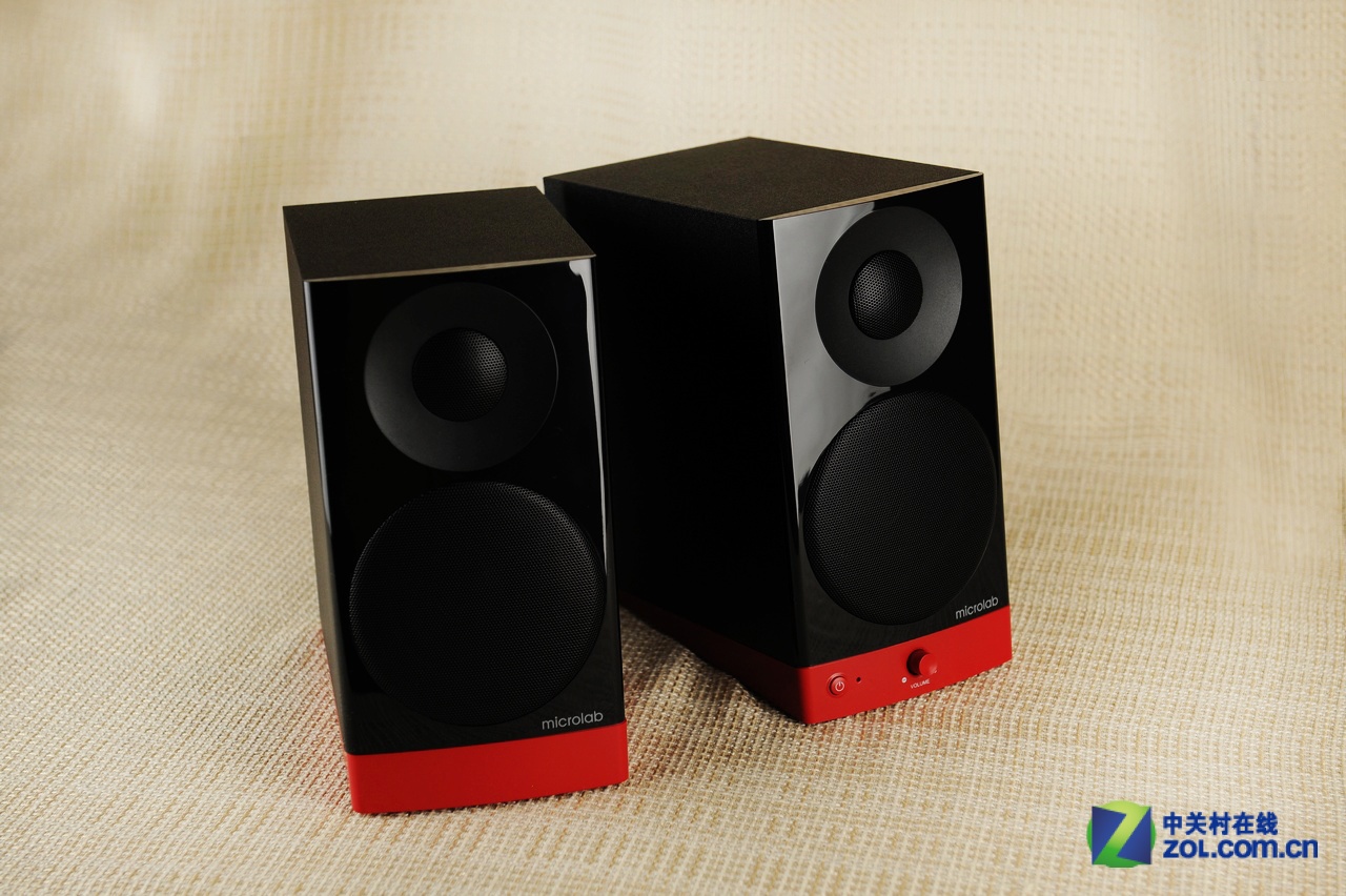红色诱惑麦博fc30桌面音箱精美图赏