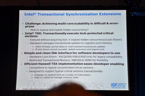 IDF峰会:Haswell架构官方深入解析