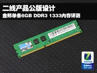 终身质保 金邦单条8GB/1333内存评测